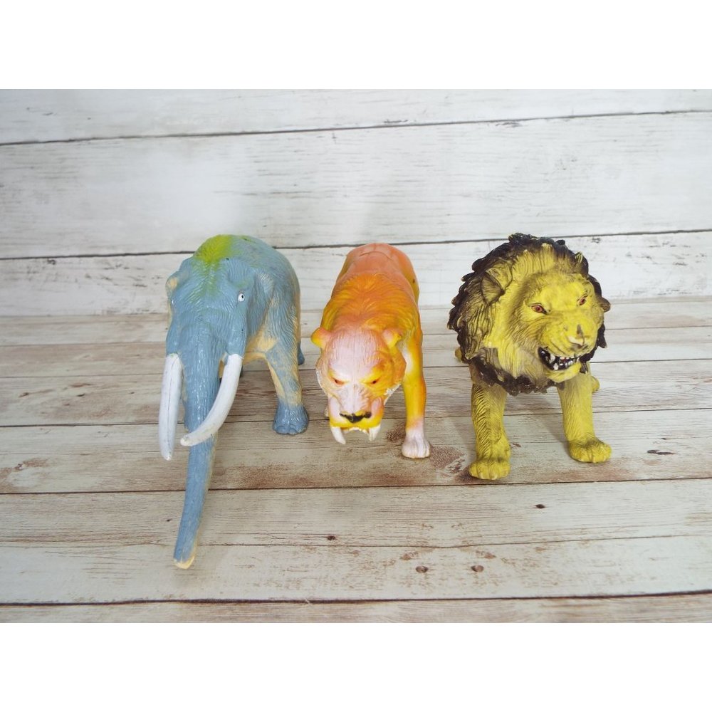 Vintage Rubber Toy Animal Figures Imperial 1989 - Picture 2 of 14